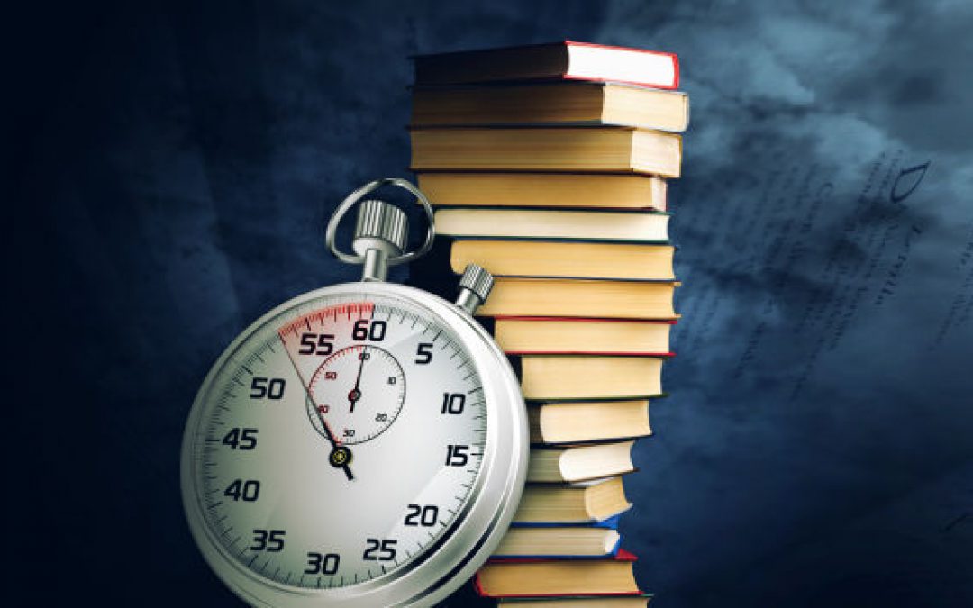 cronometro e libri come studiare velocemente tante pagine